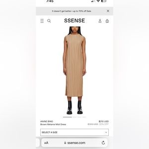 Aninebing textured dress